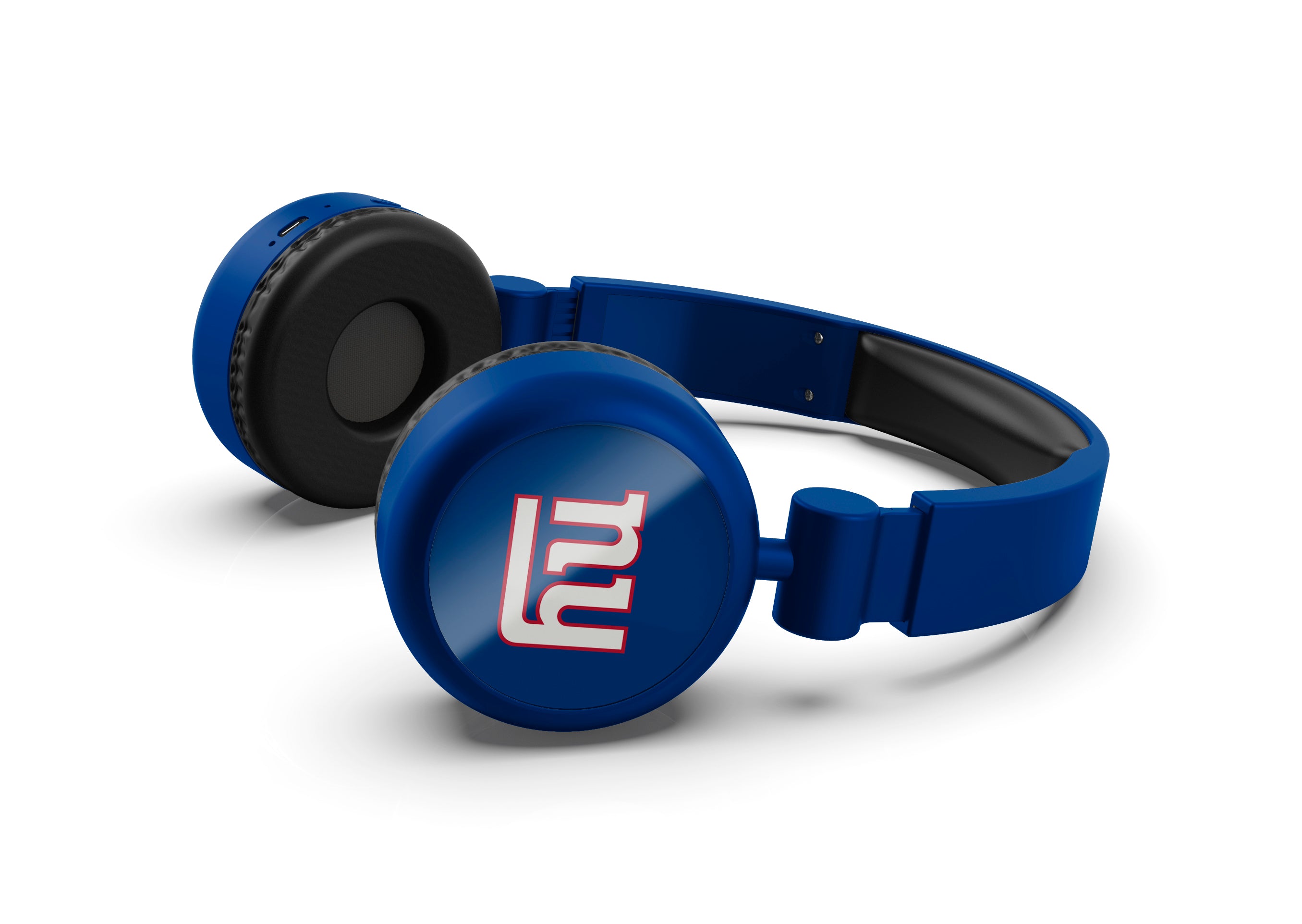 New York Giants NFL Lightweight Wireless Bluetooth On-Ear Headphones