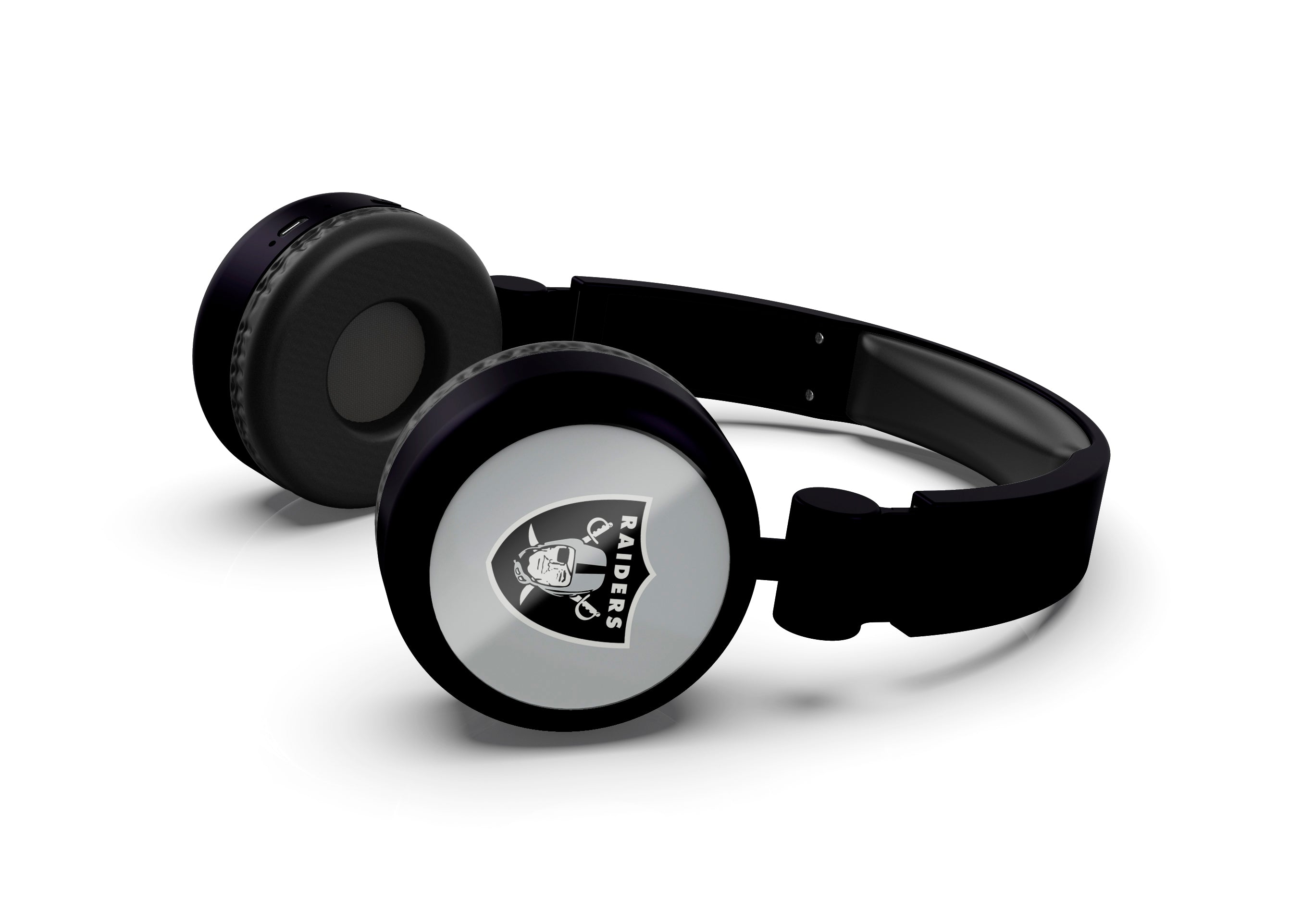 Las Vegas Raiders NFL Lightweight Wireless Bluetooth On-Ear Headphones