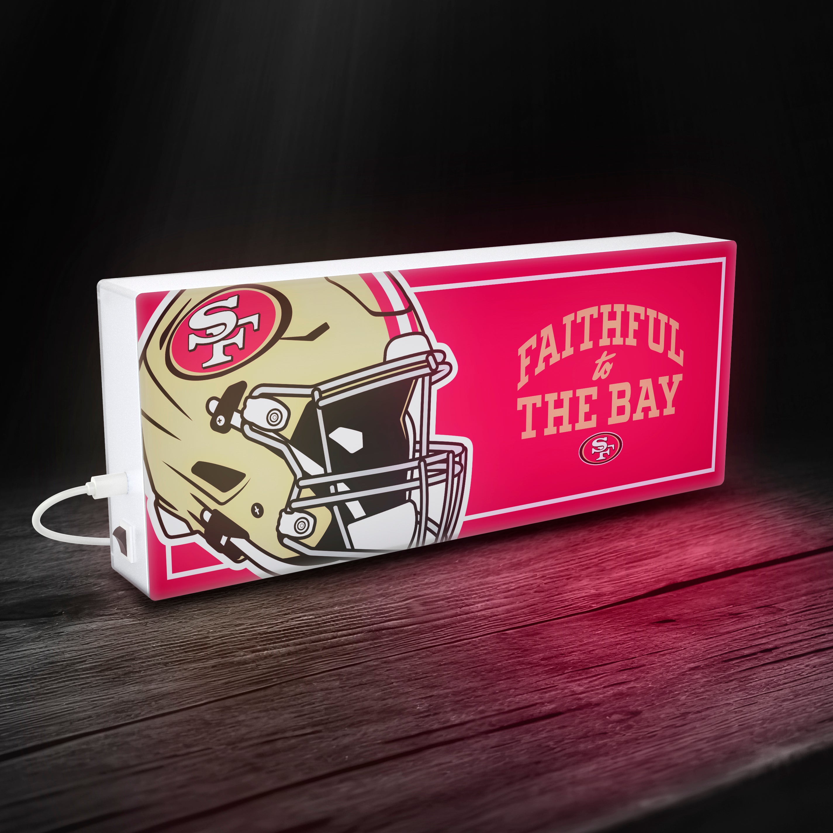 San Francisco 49ers NFL LED Ambience Light Box