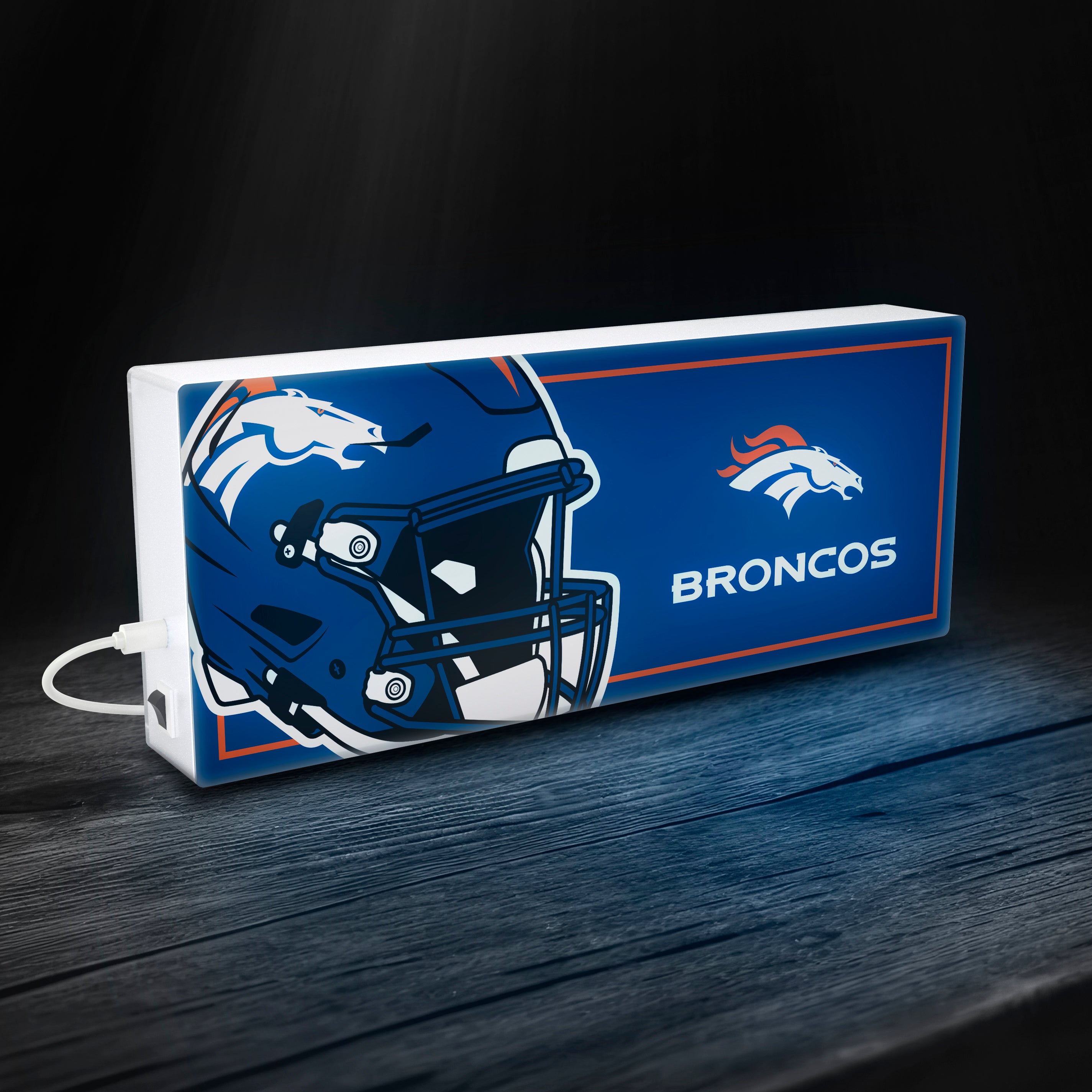 Denver Broncos NFL LED Ambience Light Box