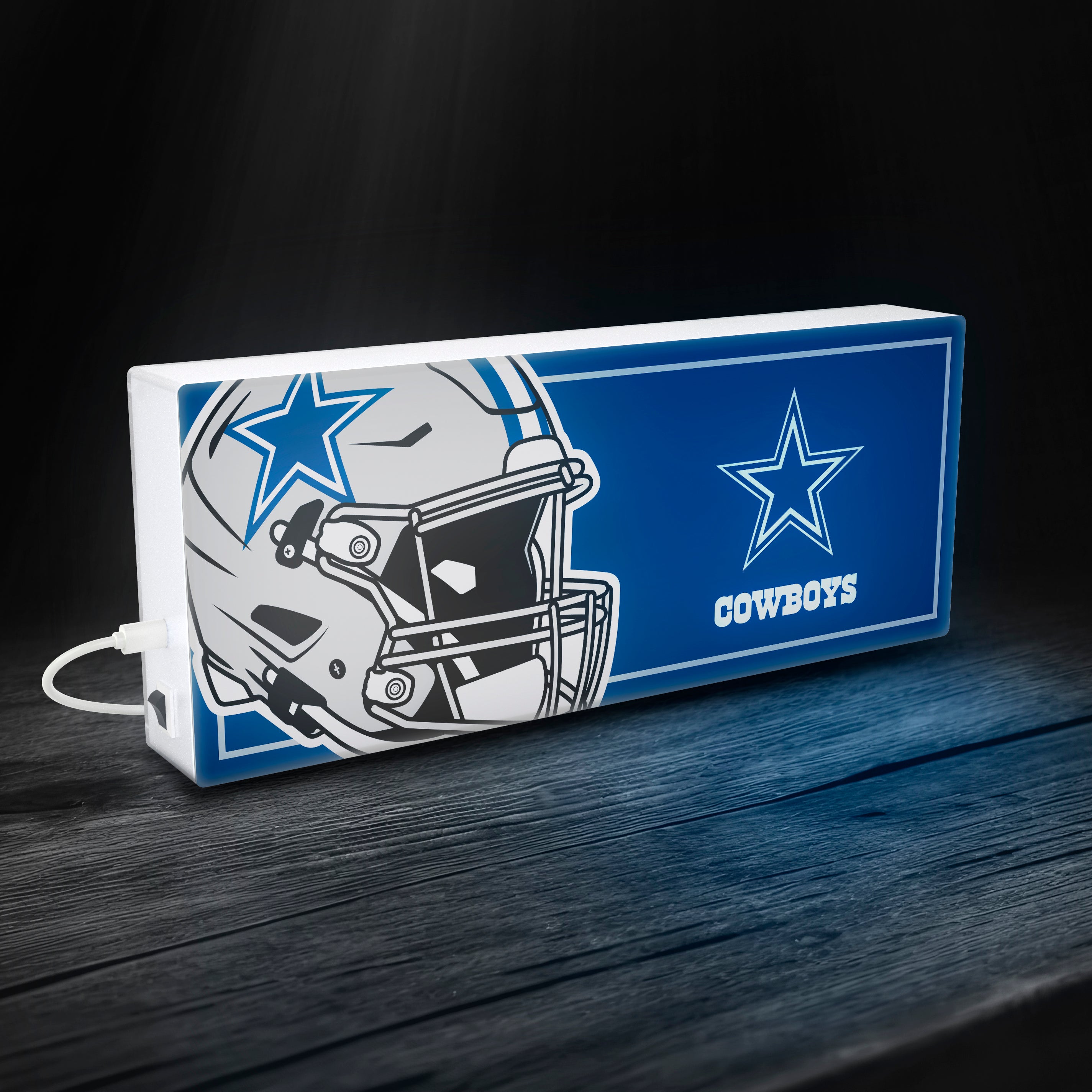 Dallas Cowboys NFL LED Ambience Light Box