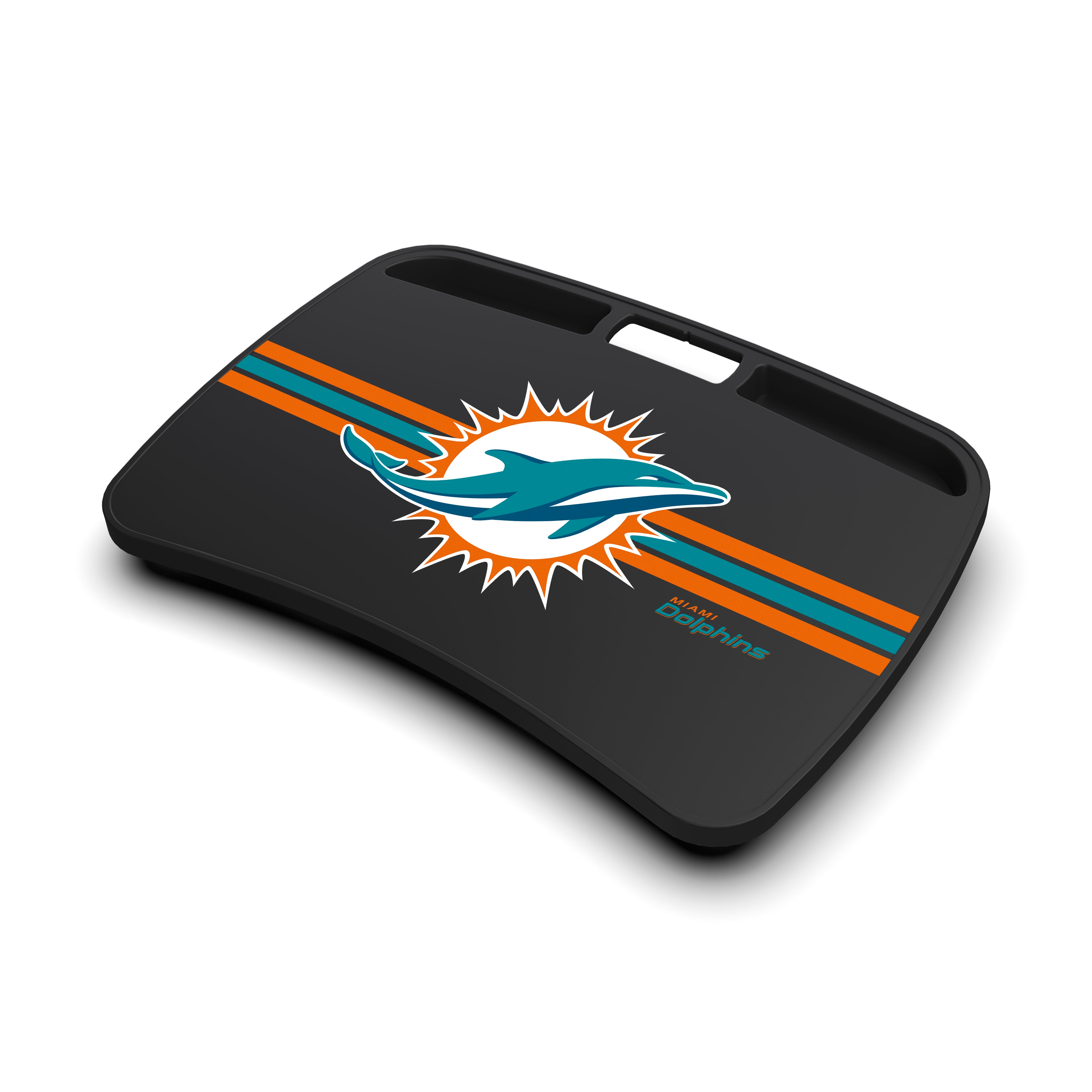 Miami Dolphins NFL Portable Lap Desk with Memory Foam