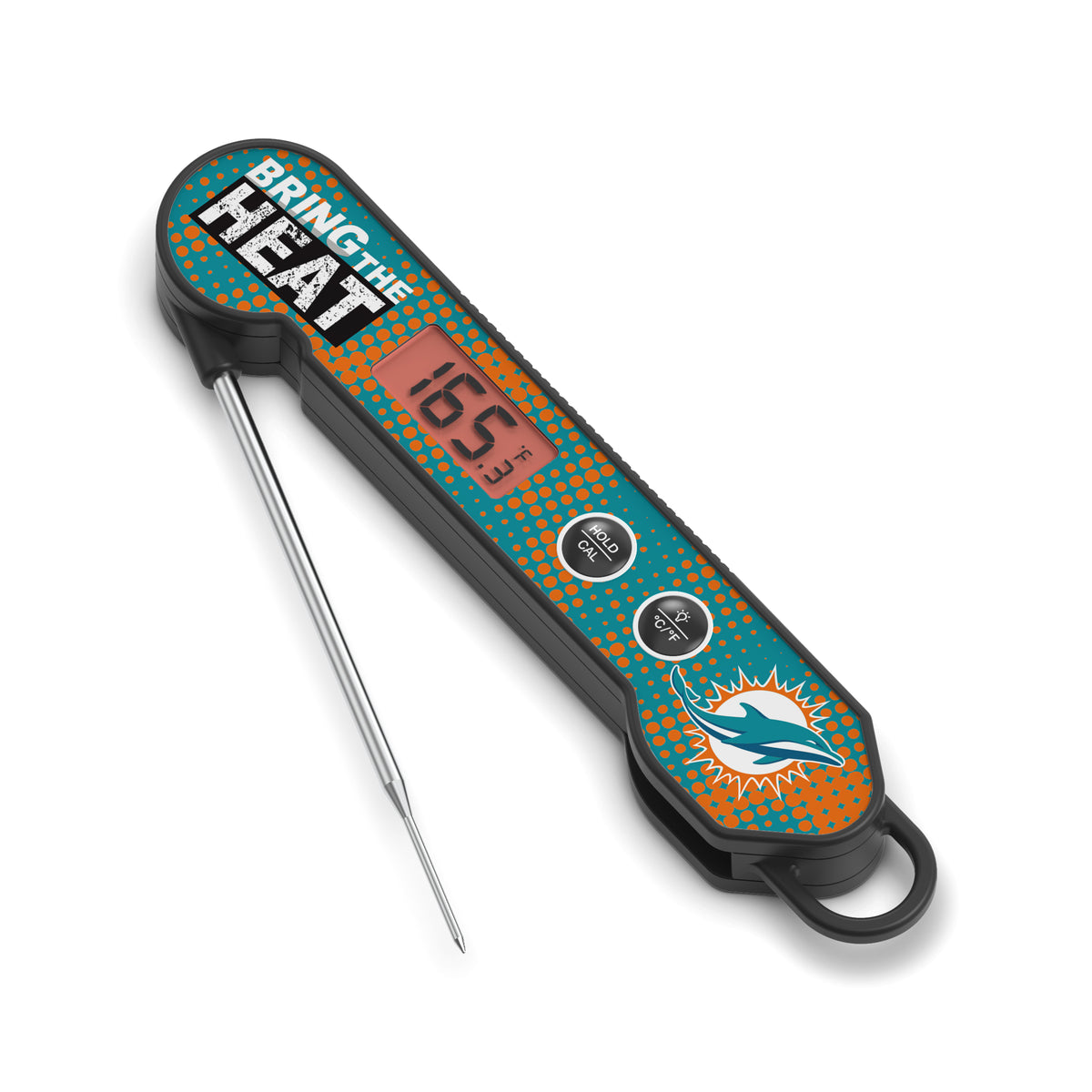 SOAR NFL Digital Meat Thermometer- Miami Dolphins