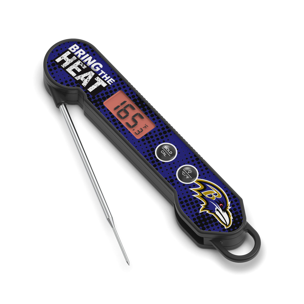 SOAR NFL Digital Meat Thermometer- Baltimore Ravens