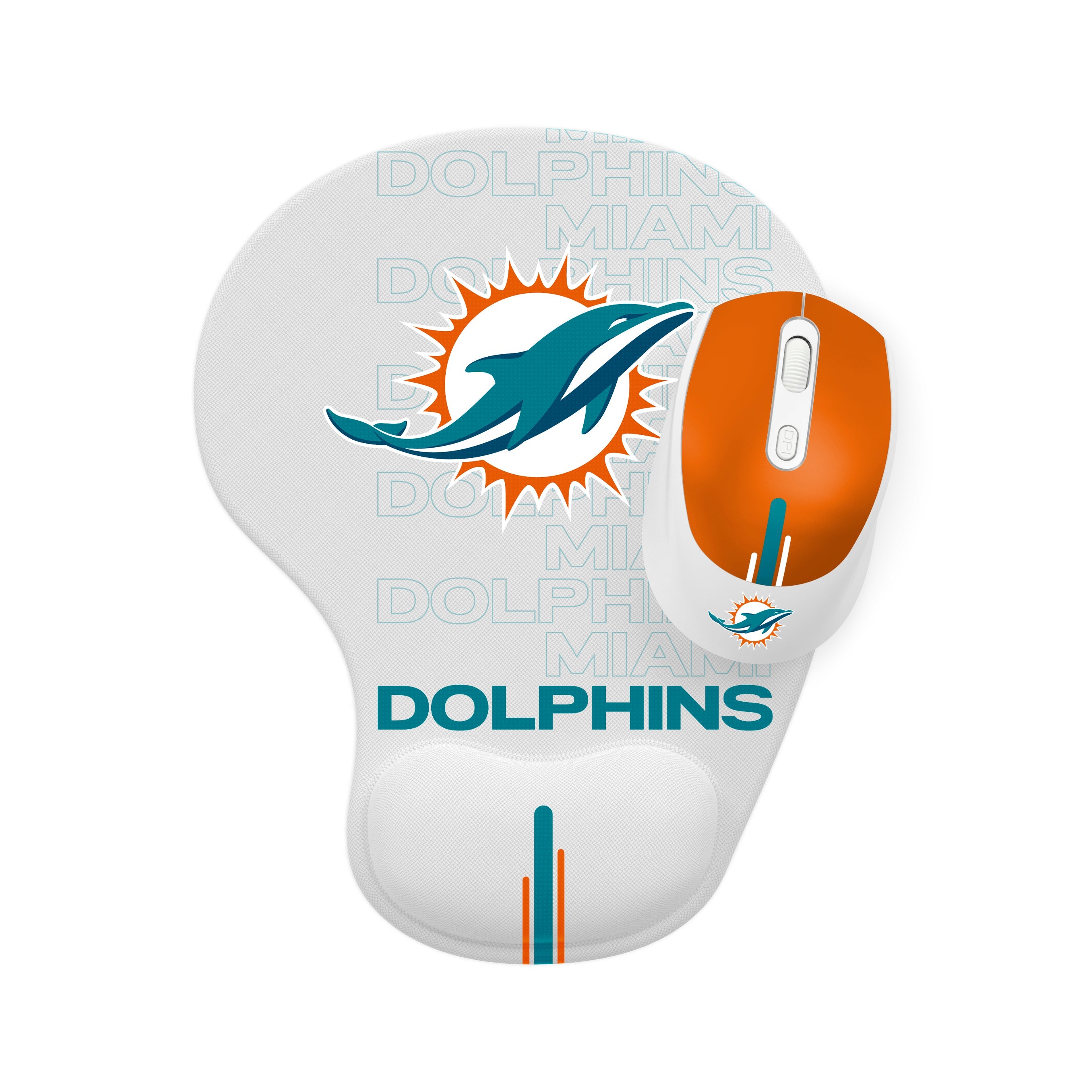 Miami Dolphins NFL Mouse + Mousepad