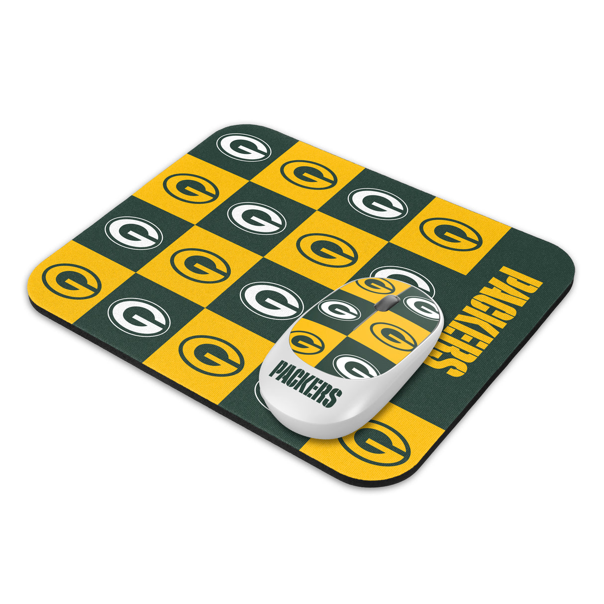 SOAR NFL Wireless Mouse and Mouse Pad- New Checkered Design