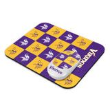 SOAR NFL Wireless Mouse and Mouse Pad- New Checkered Design