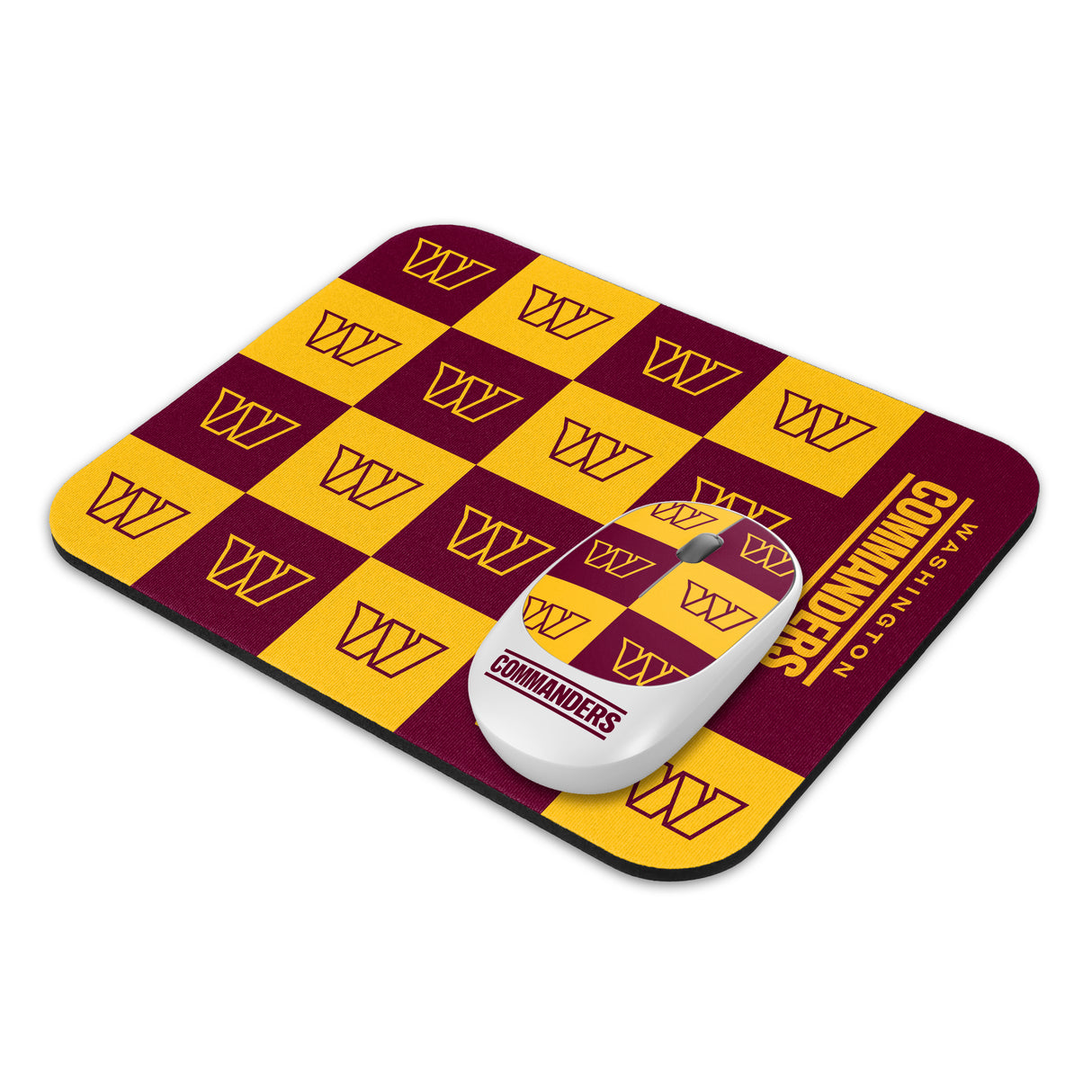 SOAR NFL Wireless Mouse and Mouse Pad- New Checkered Design
