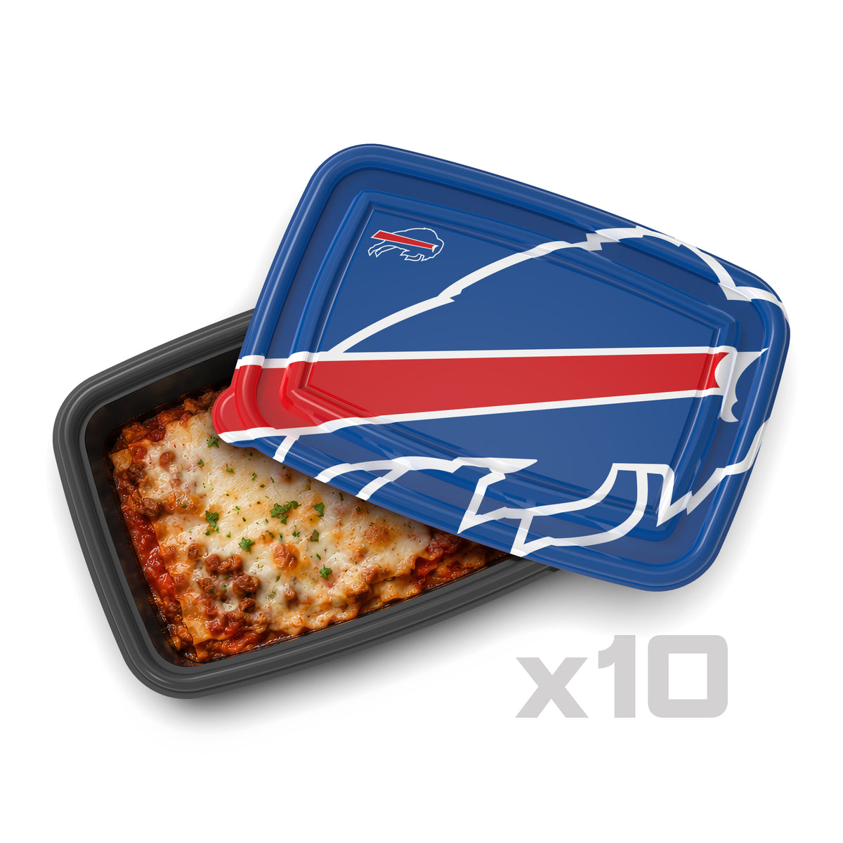 SOAR NFL Meal Prep Container- 20 piece- Buffalo Bills