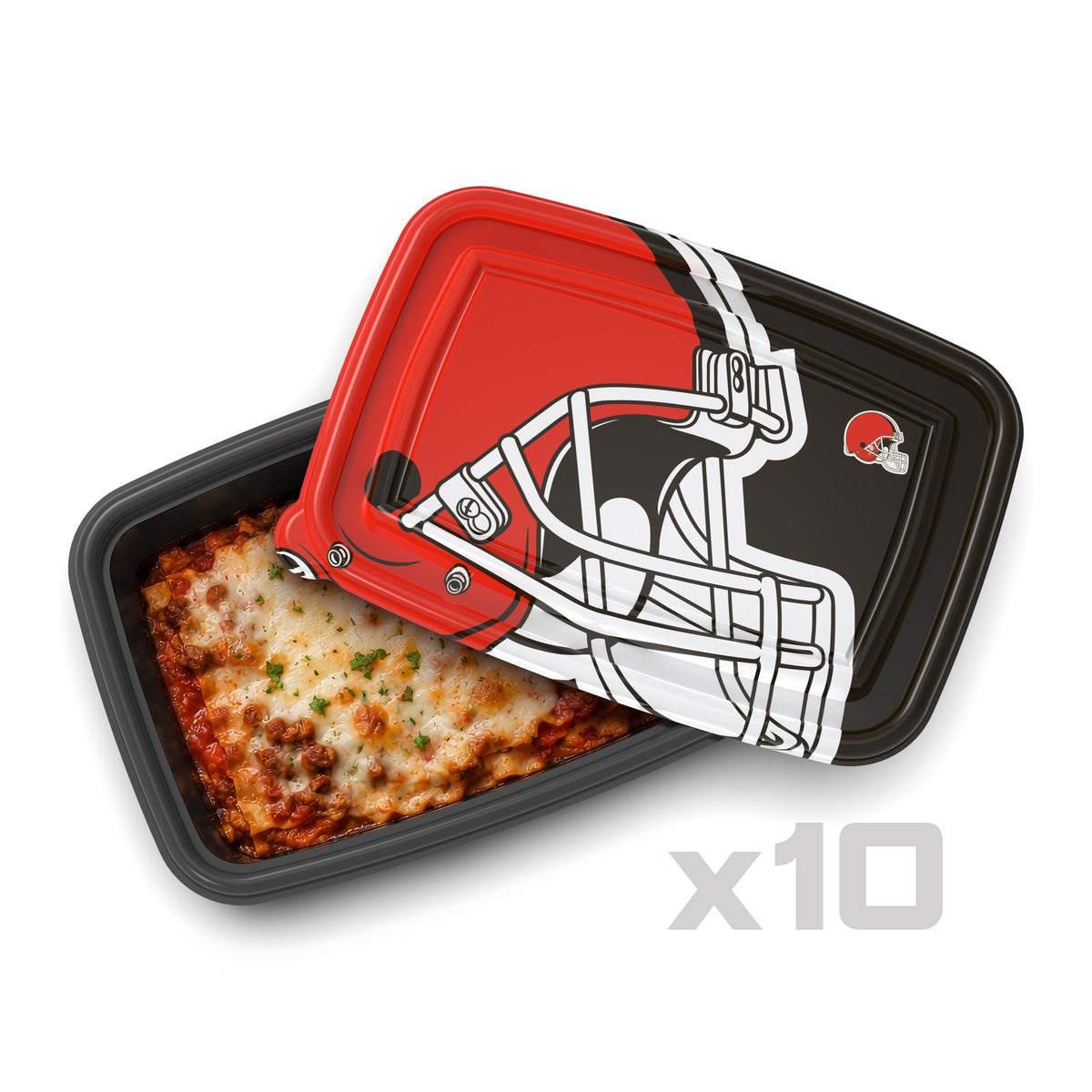 SOAR NFL Meal Prep Container- 20 piece- Cleveland Browns