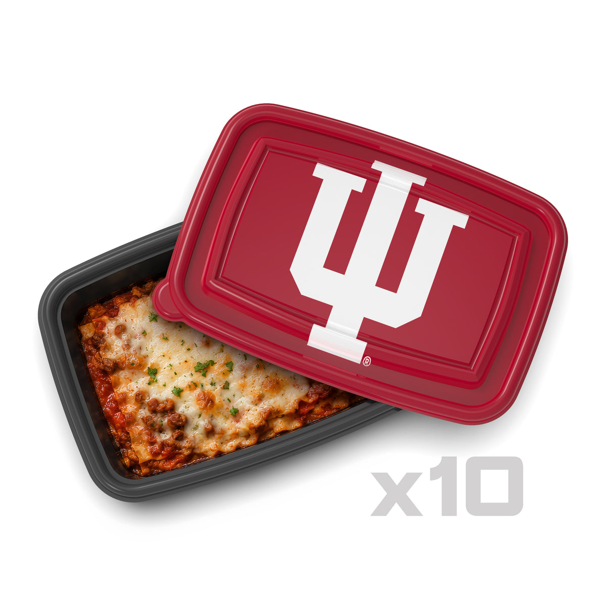 SOAR NCAA Meal Prep Container- 20 piece- Indiana Hoosiers