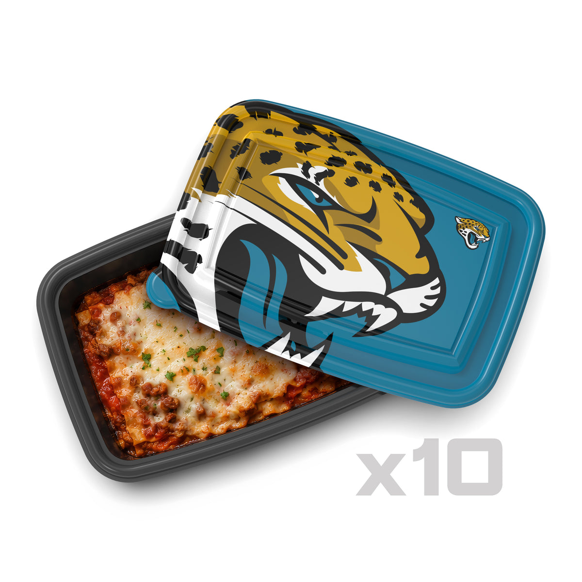 SOAR NFL Meal Prep Container- 20 piece- Jacksonville Jaguars
