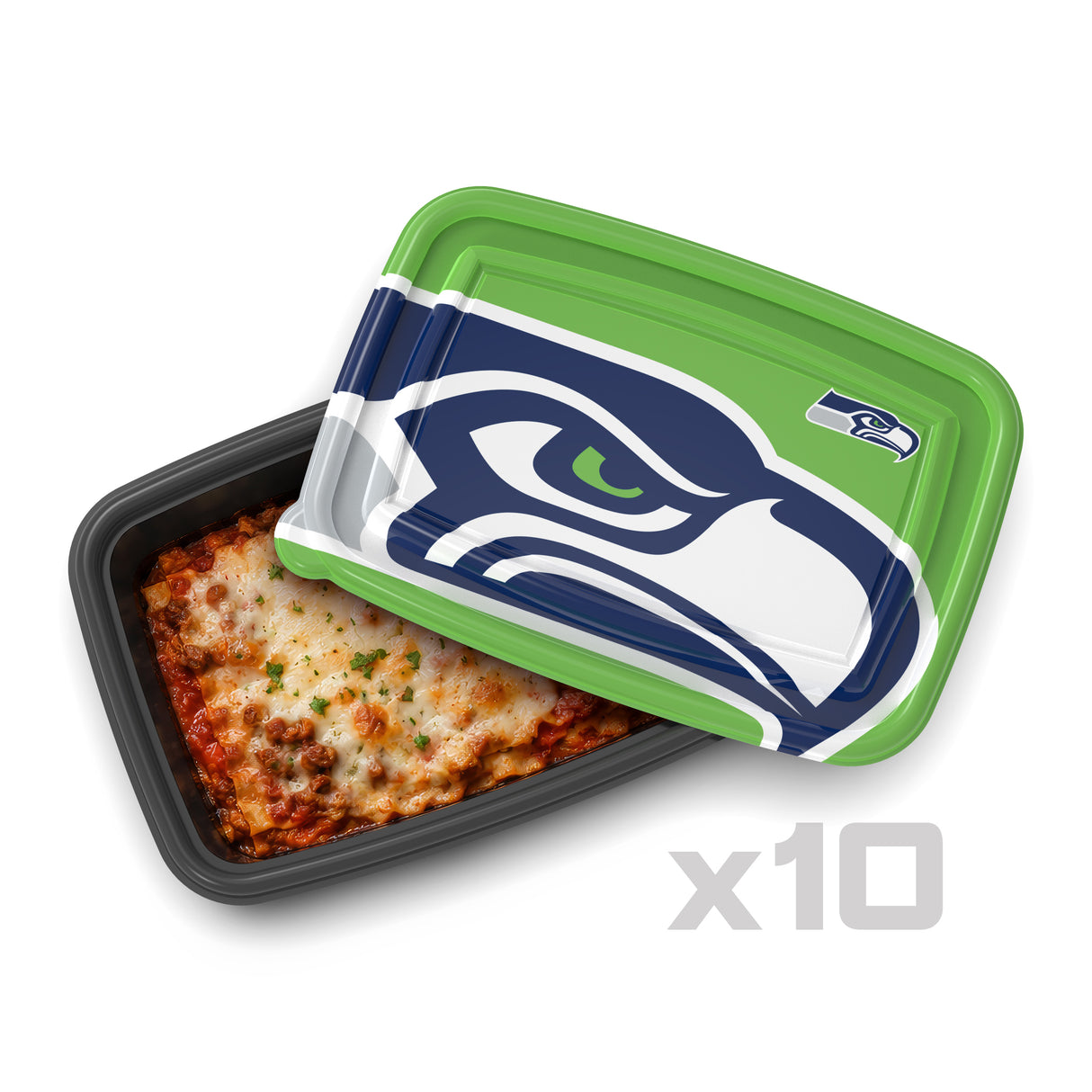 SOAR NFL Meal Prep Container- 20 piece- Seattle Seahawks