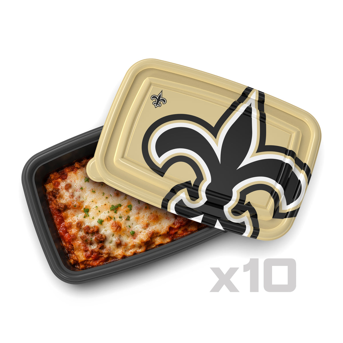 SOAR NFL Meal Prep Container- 20 piece- New Orleans Saints