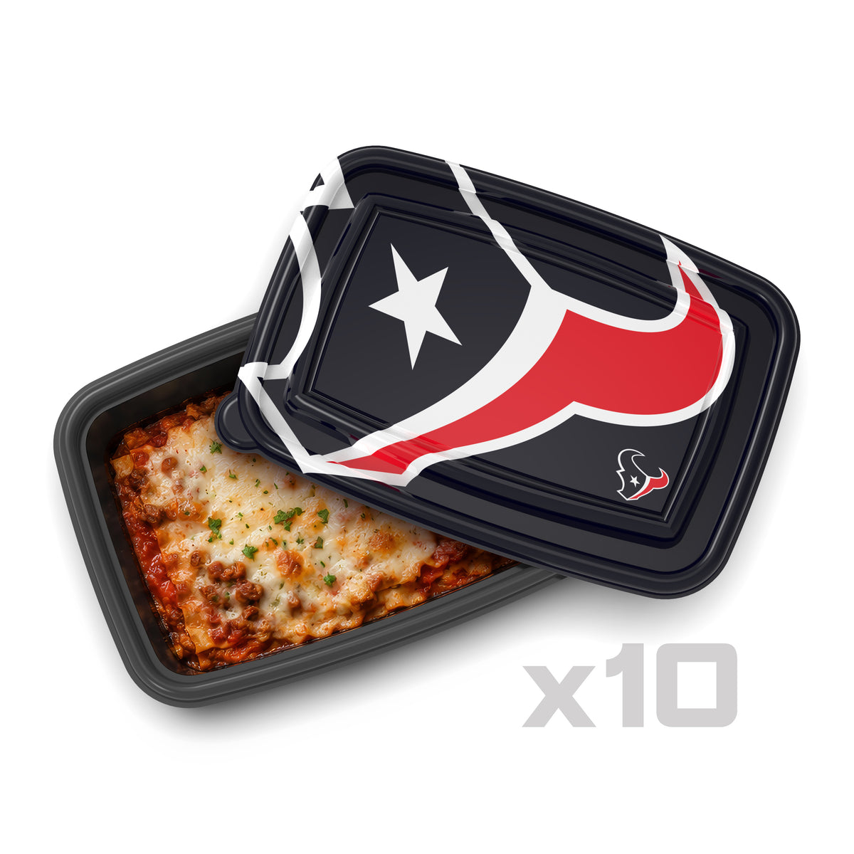 SOAR NFL Meal Prep Container- 20 piece- Houston Texans