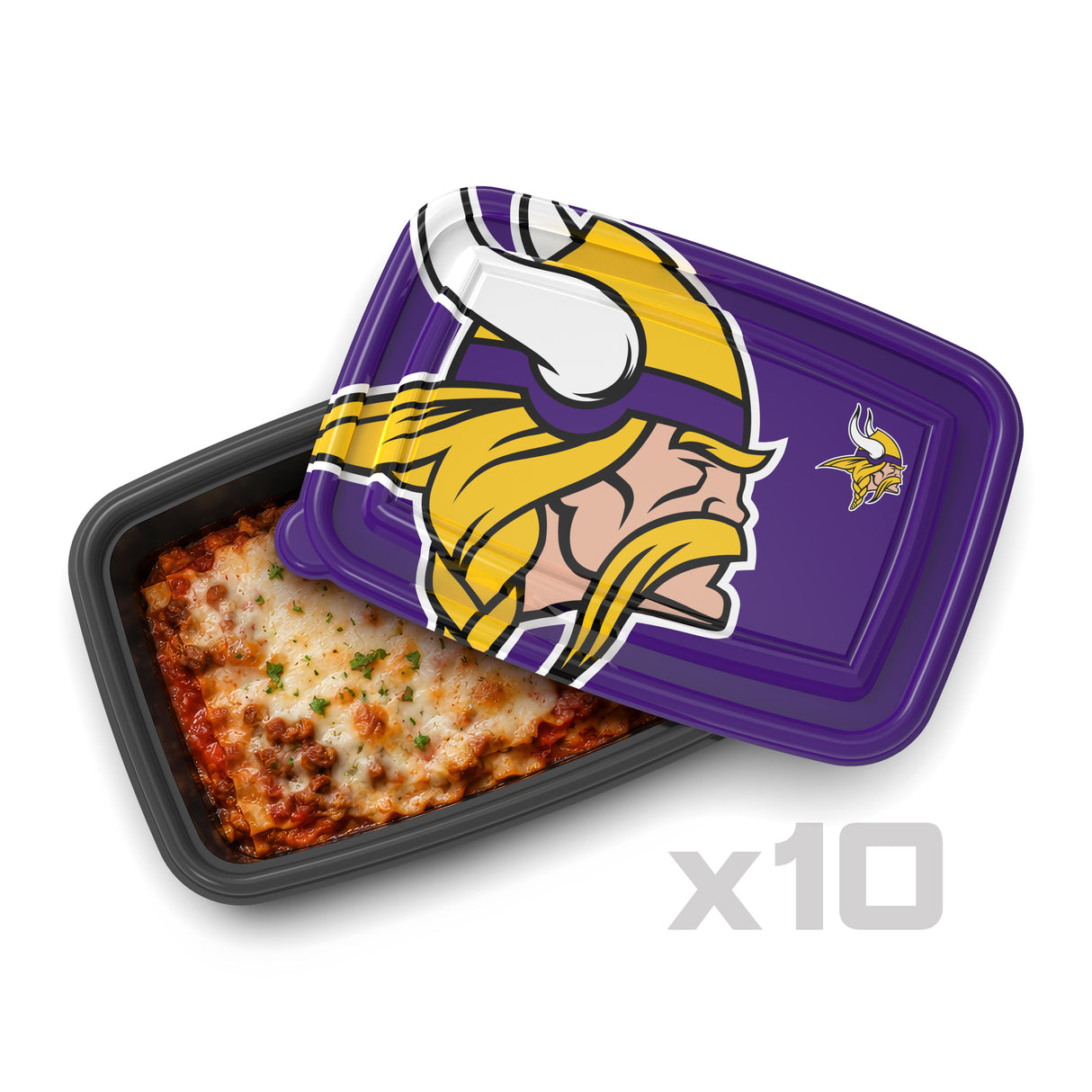 SOAR NFL Meal Prep Container- 20 piece- Minnesota Vikings