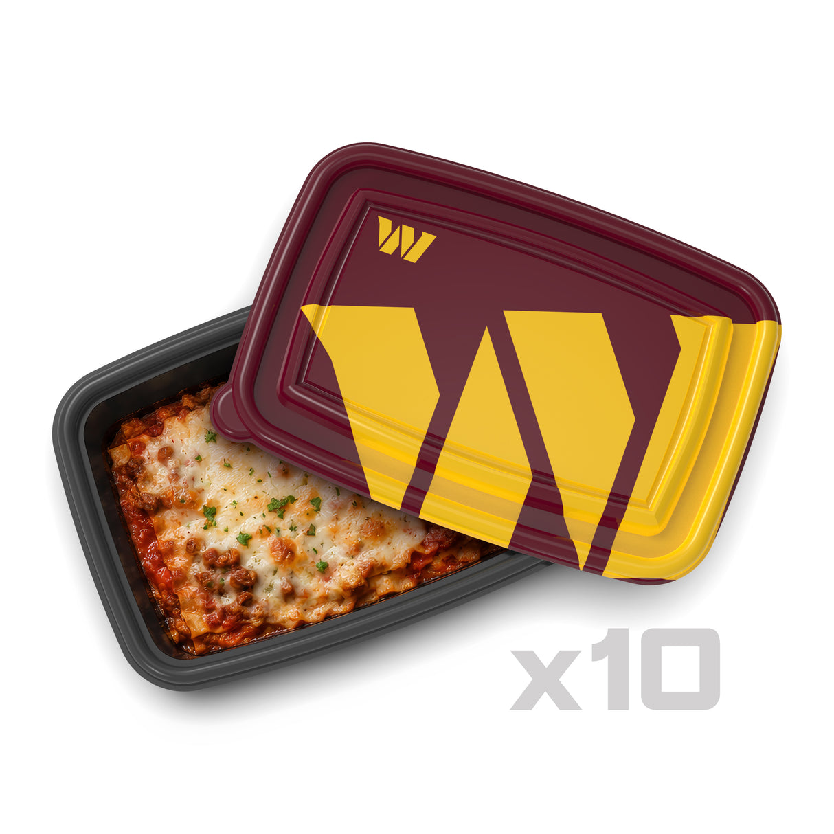 SOAR NFL Meal Prep Container- 20 piece- Washington Commanders