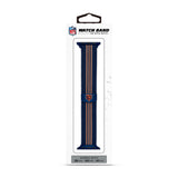 Chicago Bears NFL Striped Metallic Watch Band (38mm)
