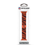 Cincinnati Bengals NFL Striped Metallic Watch Band (38mm)
