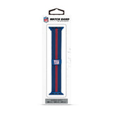 New York Giants NFL Striped Metallic Watch Band (38mm)