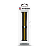 Pittsburgh Steelers NFL Striped Metallic Watch Band (38mm)