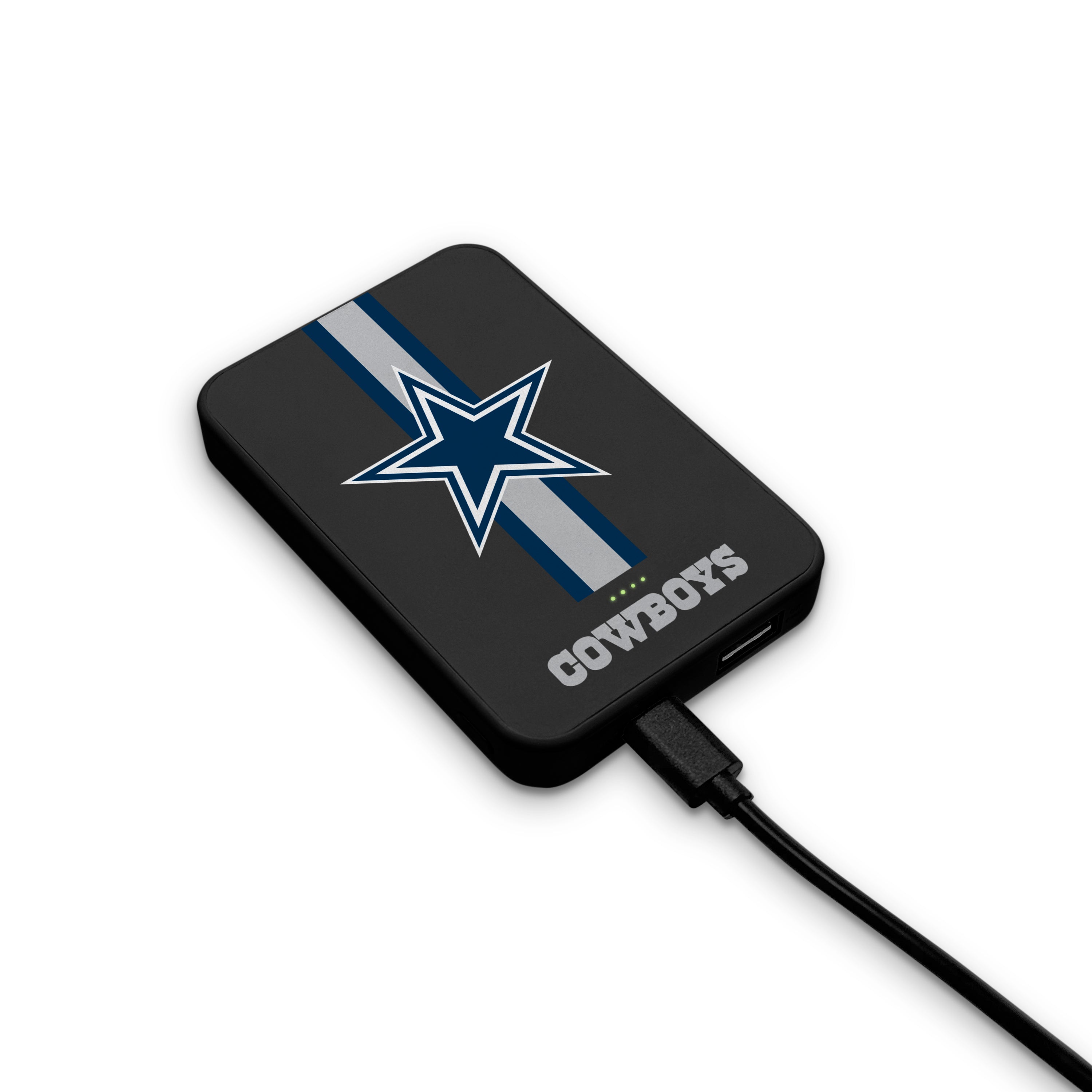 Dallas Cowboys NFL Wireless Charging Magnetic Power Bank 2-Pack