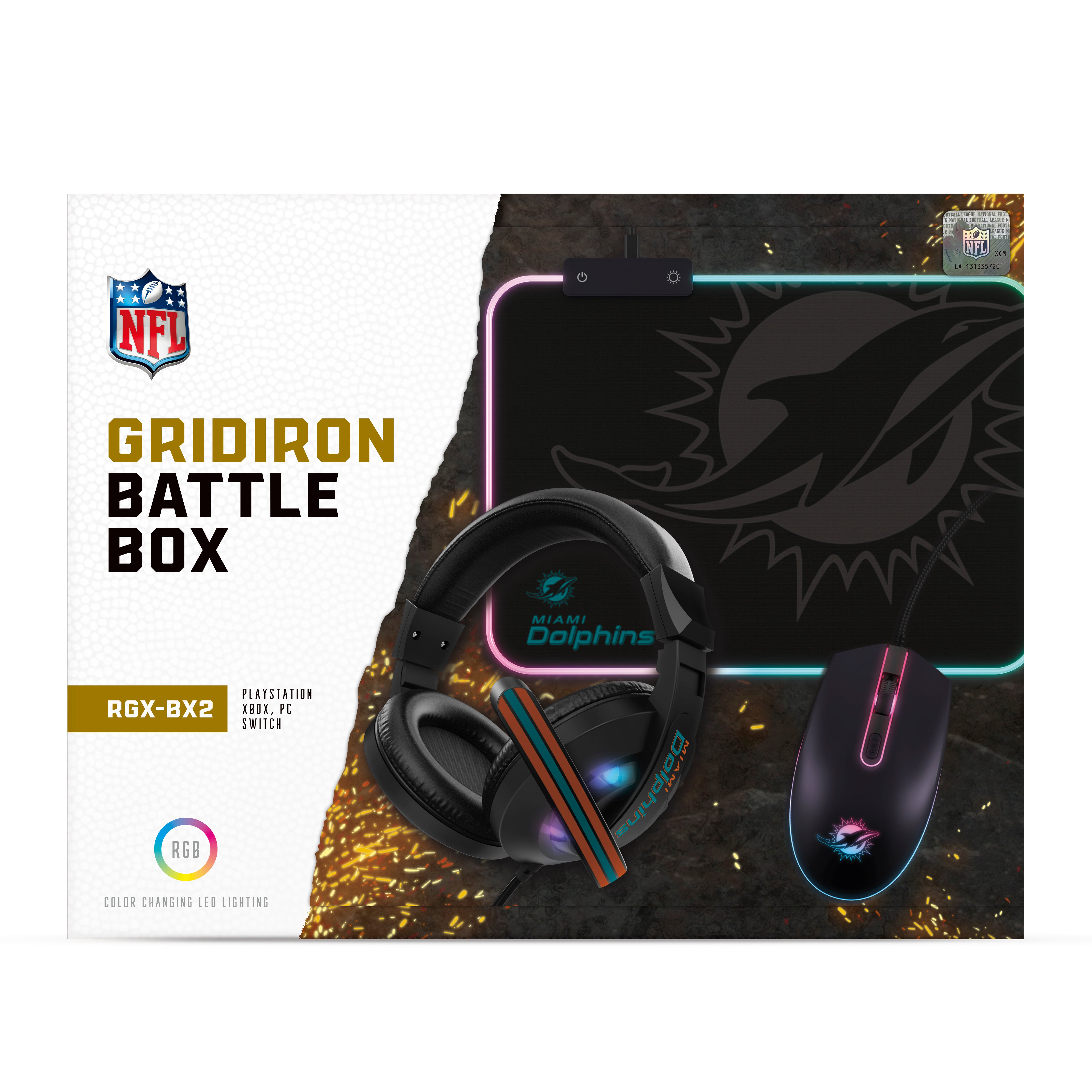 Miami Dolphins NFL Gridiron Battle Box