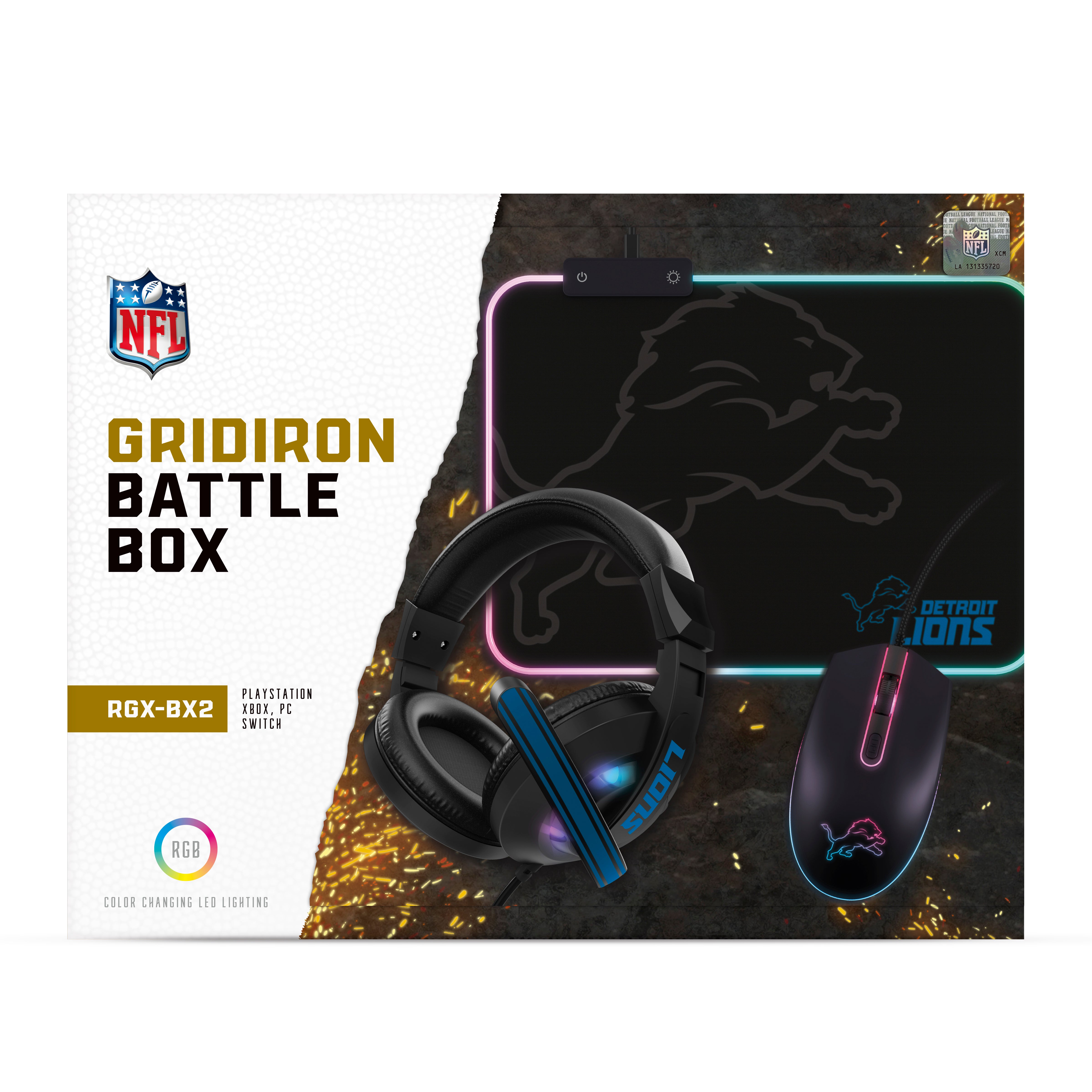 Detroit Lions NFL Gridiron Battle Box