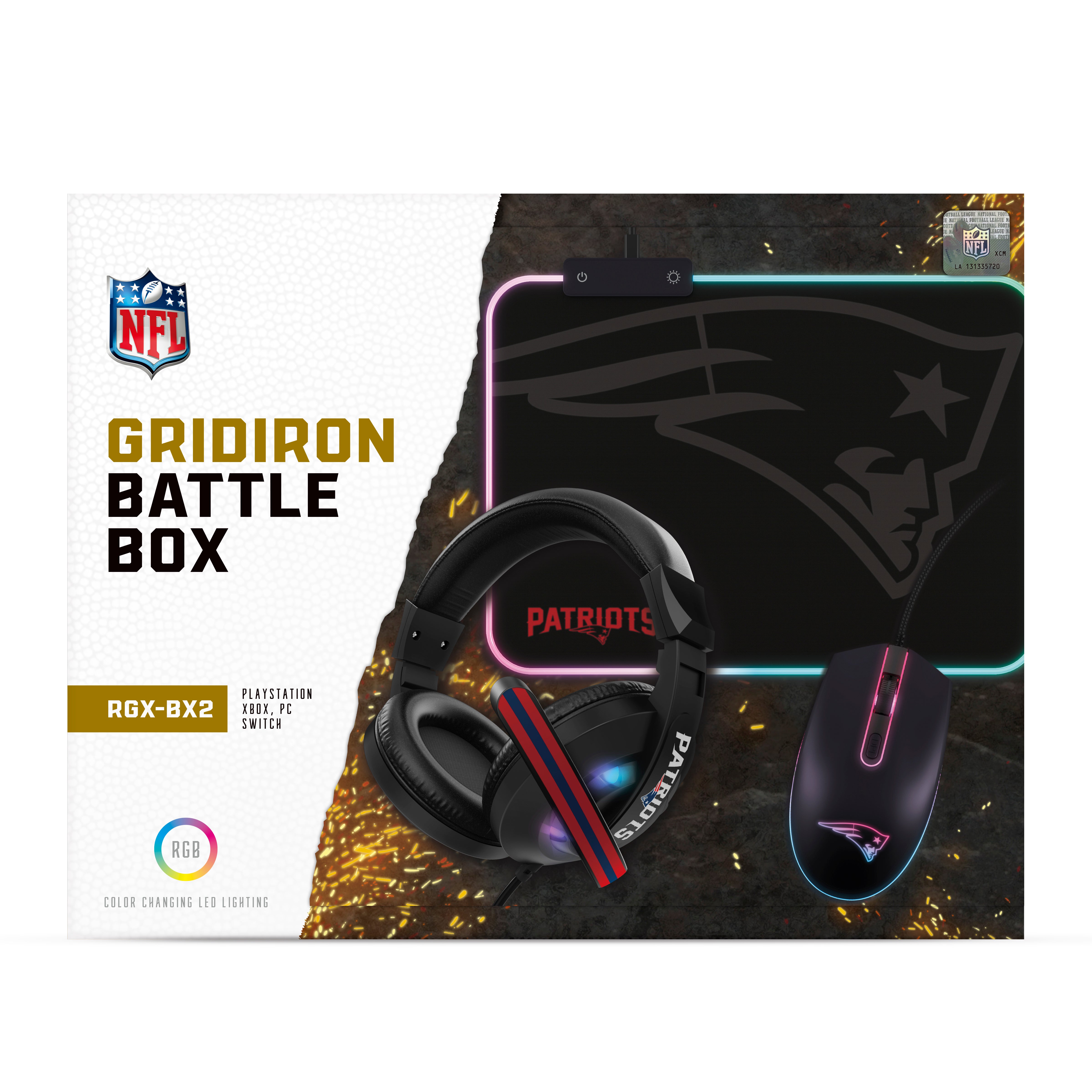 New England Patriots NFL Gridiron Battle Box