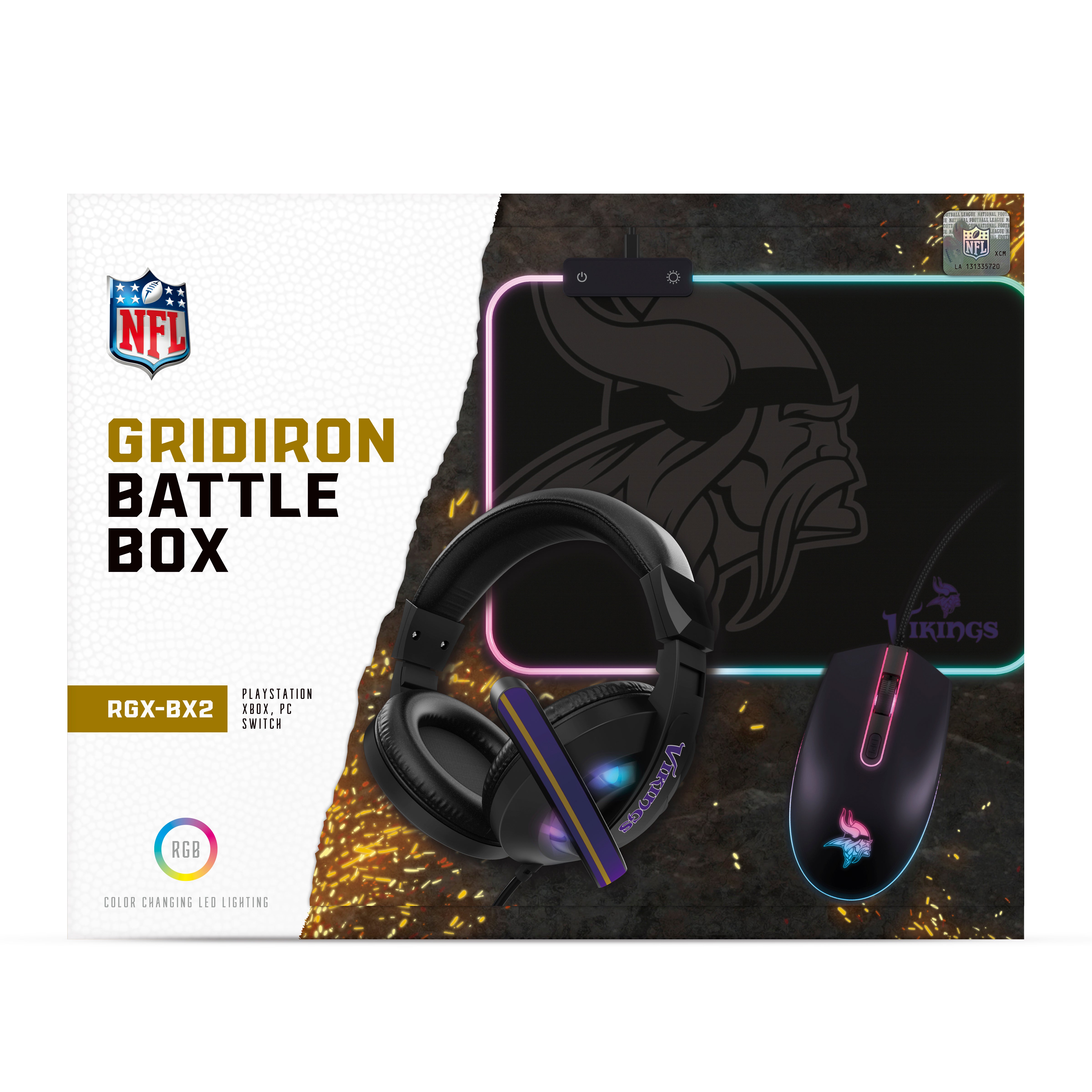 Minnesota Vikings NFL Gridiron Battle Box