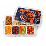 SOAR NFL Snackle Box- 8 Compartments- Chicago Bears