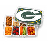 SOAR NFL Snackle Box- 8 Compartments- Green Bay Packers