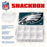 SOAR NFL Snackle Box- 8 Compartments- Buffalo Bills