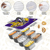 SOAR NFL Snackle Box- 8 Compartments- Buffalo Bills