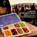 SOAR NFL Snackle Box- 8 Compartments- Buffalo Bills