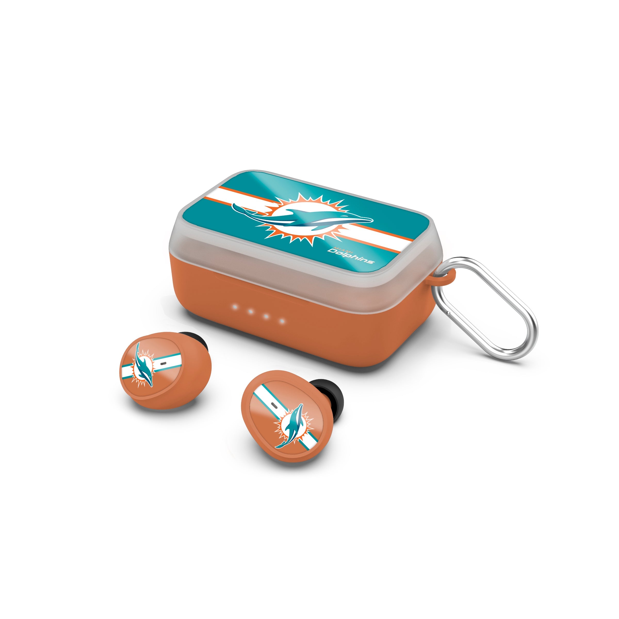 Miami Dolphins NFL Wireless Sports Earbuds