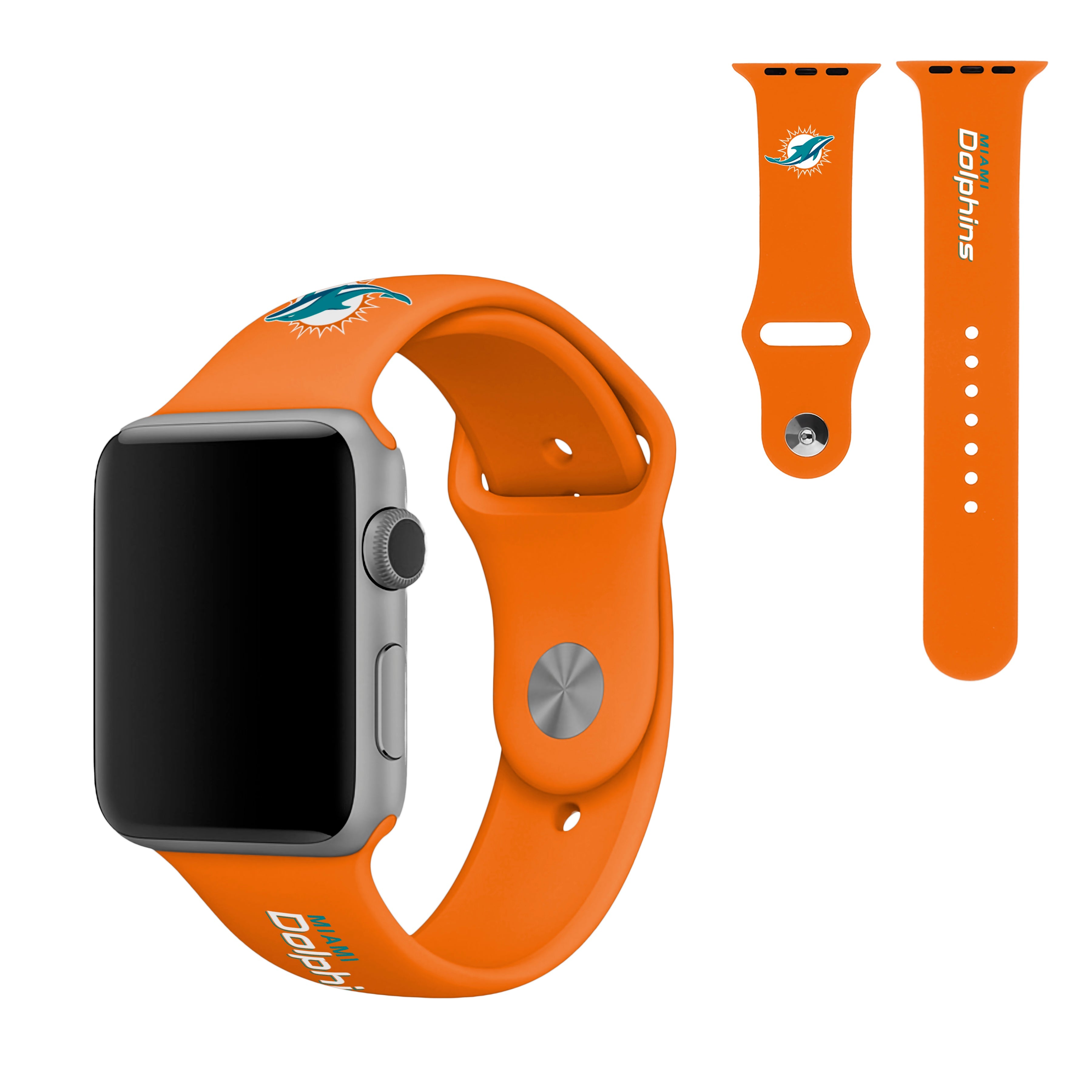 Miami Dolphins NFL Apple Watch Band - 38mm