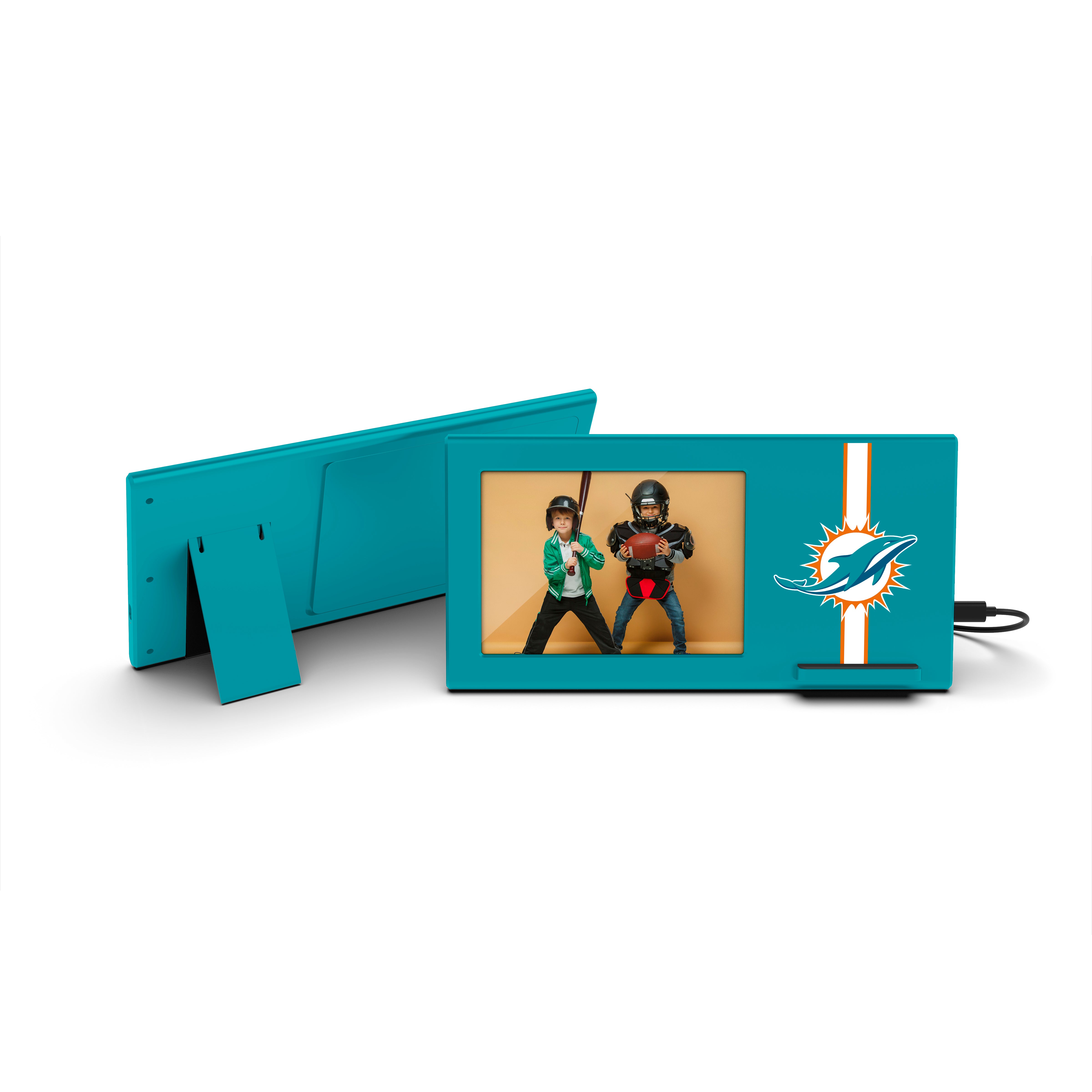 Miami Dolphins NFL Wireless Charging Picture Frame