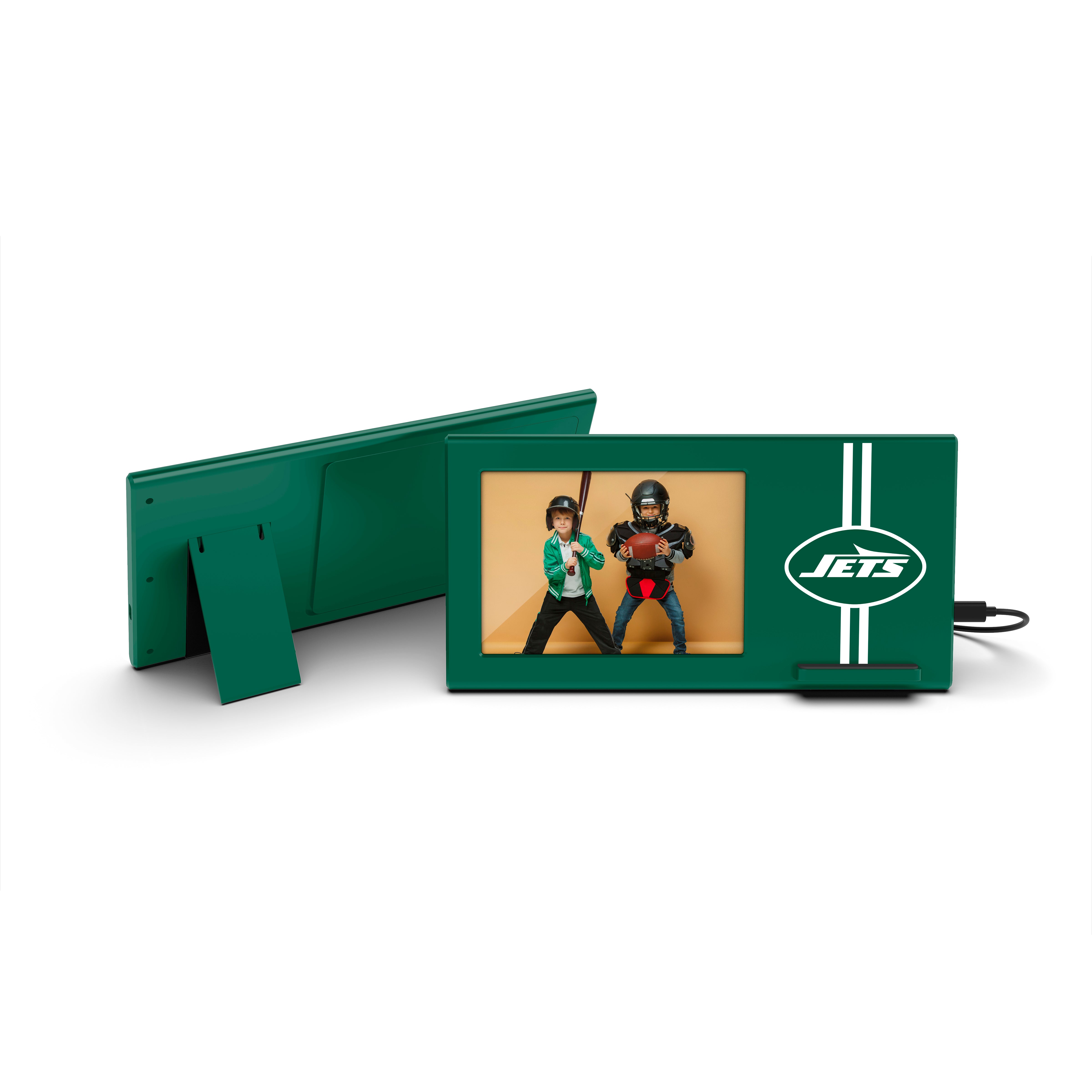 New York Jets NFL Wireless Charging Picture Frame