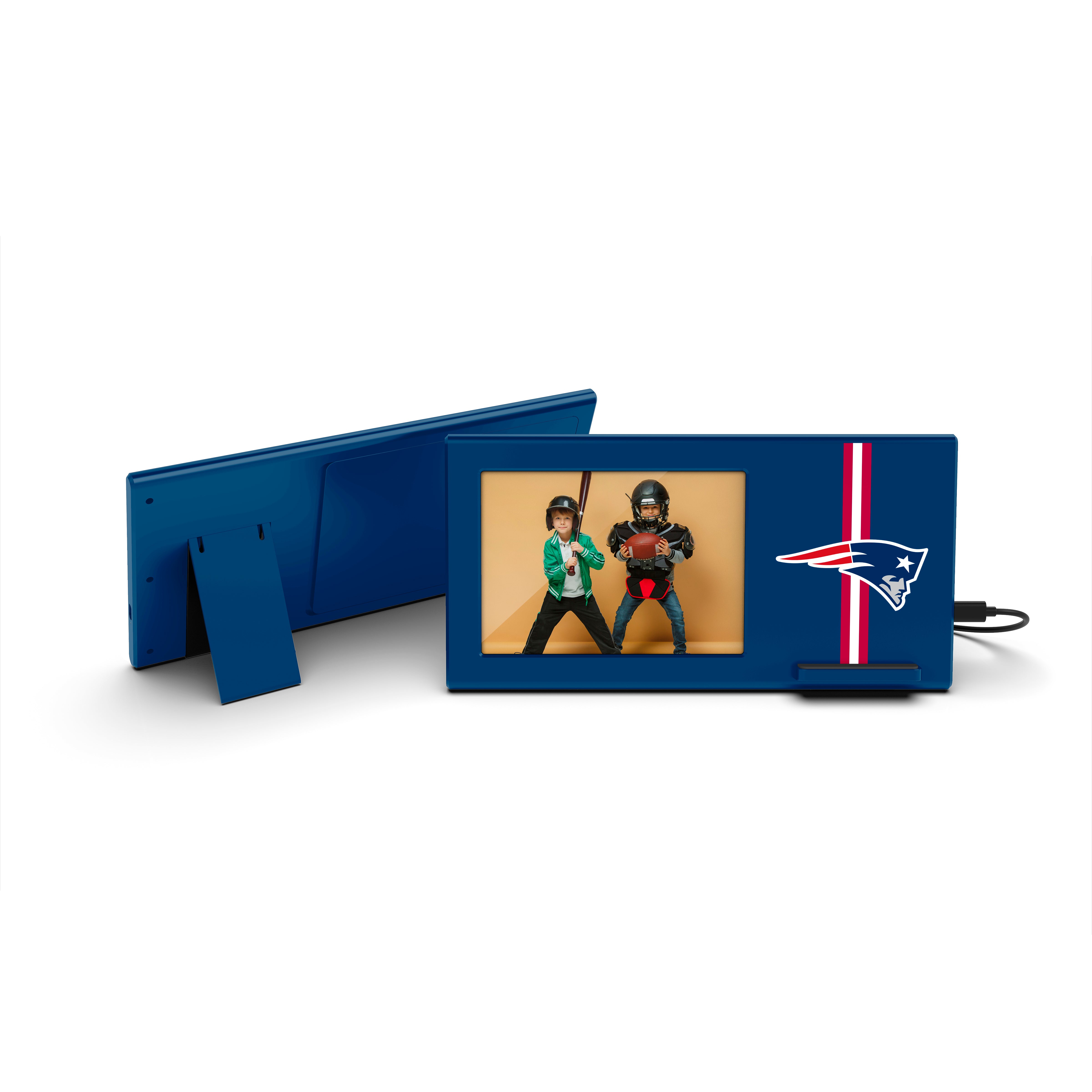 New England Patriots NFL Wireless Charging Picture Frame