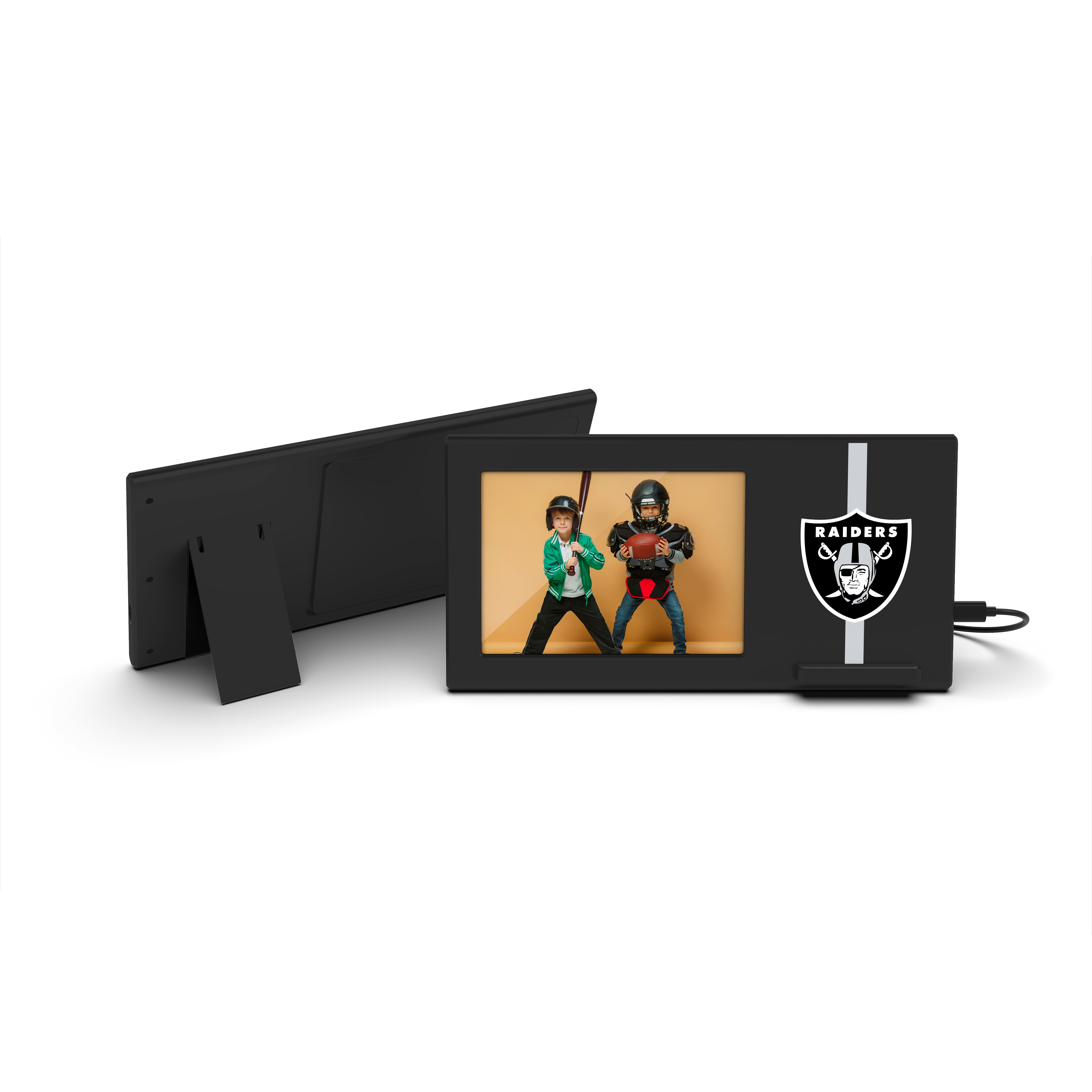 Las Vegas Raiders NFL Wireless Charging Picture Frame