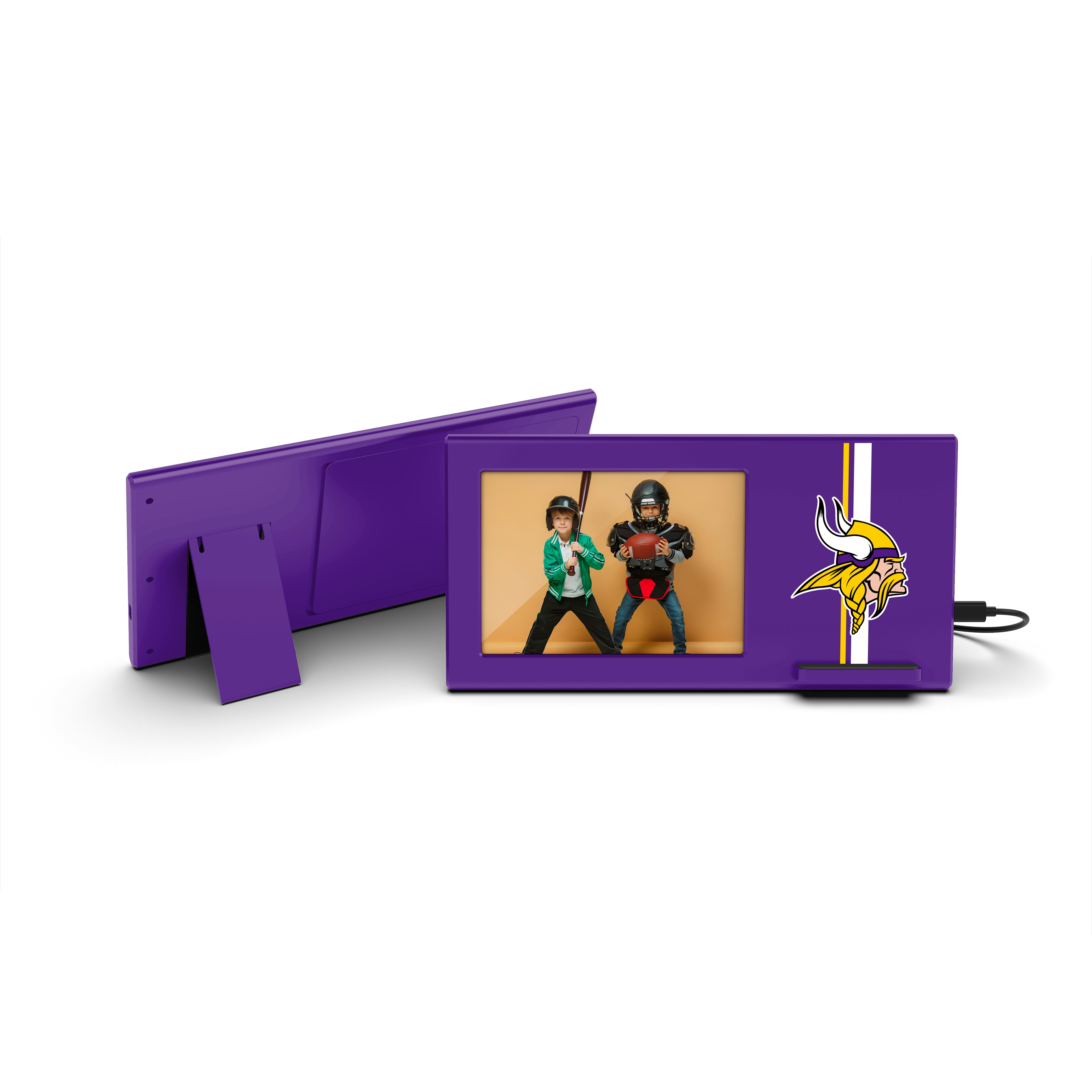 Minnesota Vikings NFL Wireless Charging Picture Frame