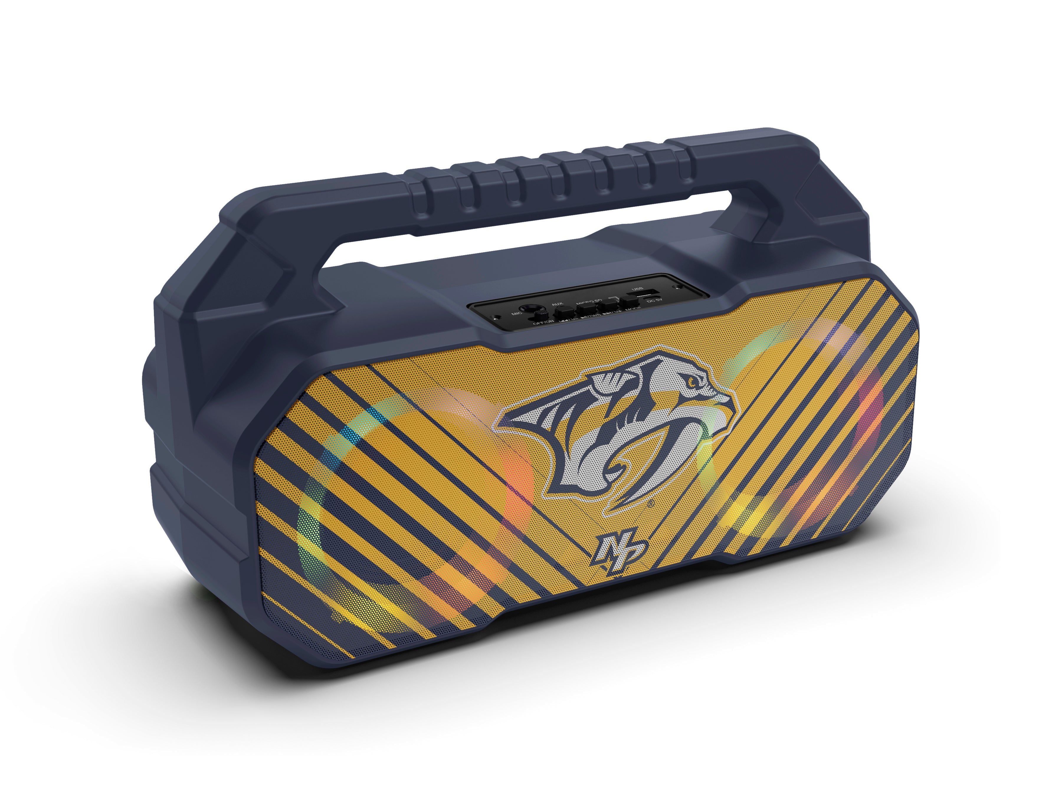 Nashville Predators NHL Shockbox Bluetooth BOOMBOX Speaker with FM Radio