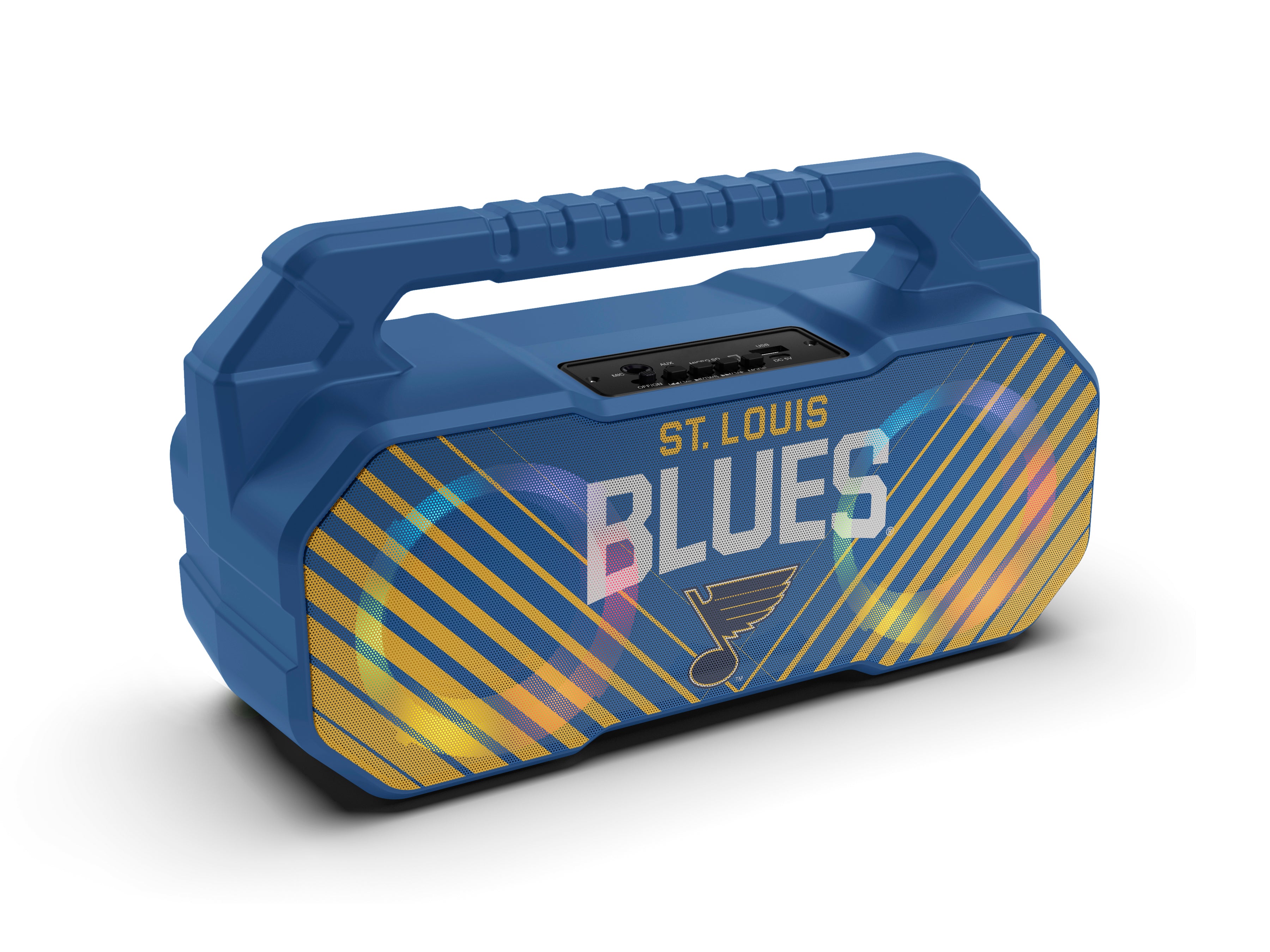 St. Louis Blues NHL Shockbox Bluetooth BOOMBOX Speaker with FM Radio