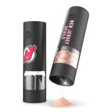 SOAR NHL Electric Salt and Pepper Grinder Set- New Jersey Devils