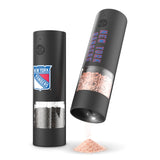 SOAR NHL Electric Salt and Pepper Grinder Set- New York Rangers