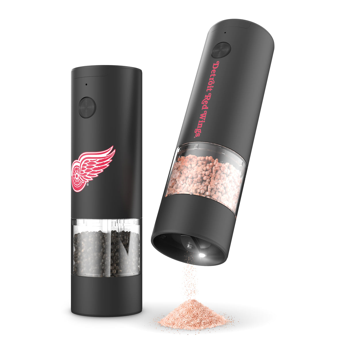 SOAR NHL Electric Salt and Pepper Grinder Set- Detroit Red Wings