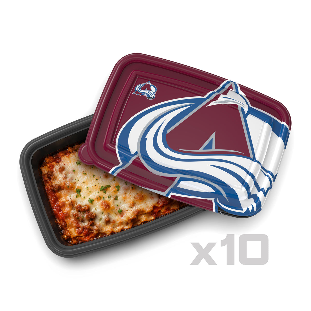 SOAR NHL Meal Prep Container- 20 piece- Colorado Avalanche