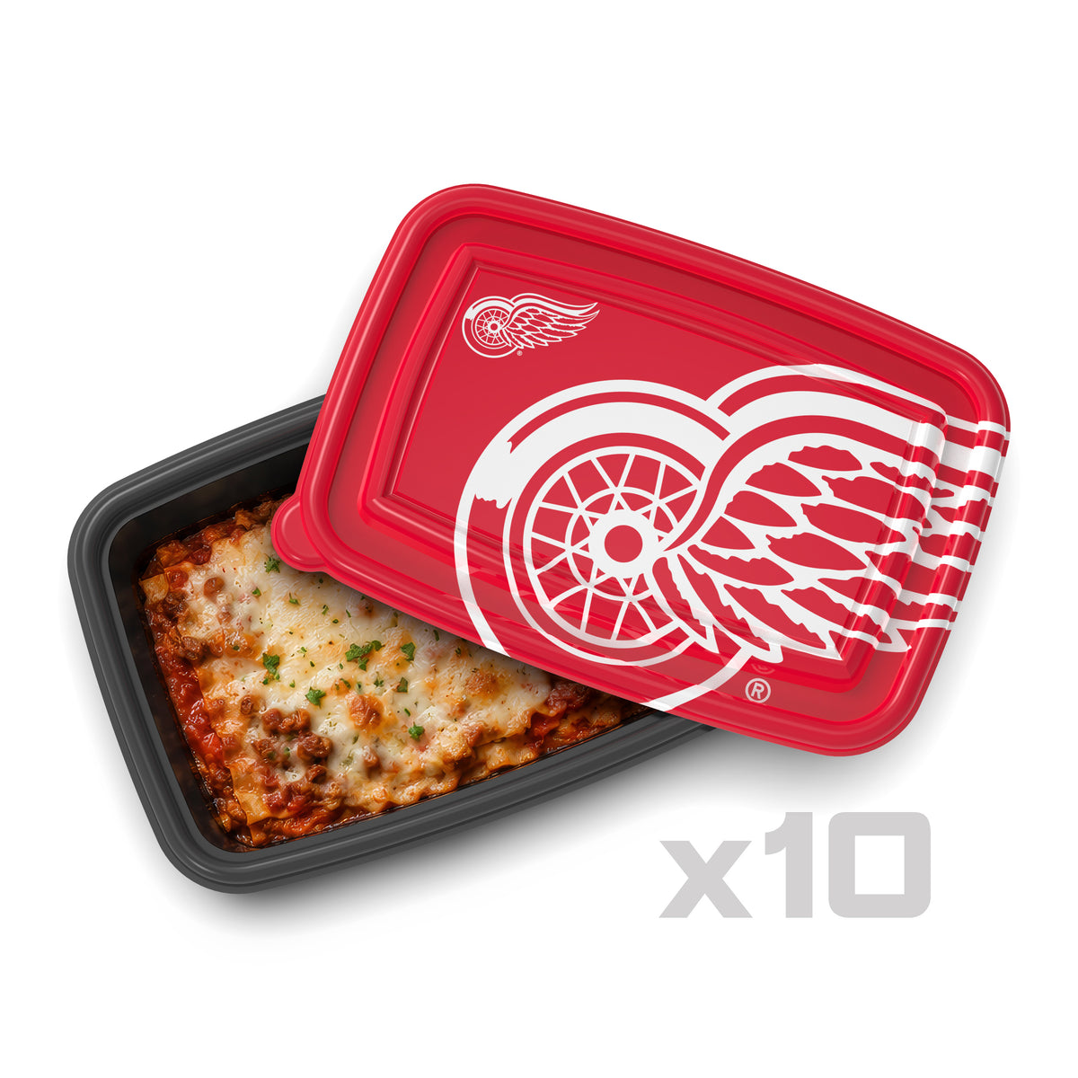 SOAR NHL Meal Prep Container- 20 piece- Detroit Red Wings