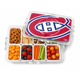 SOAR NHL Snackle Box- 8 Compartments- Montreal Canadiens